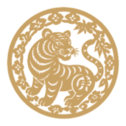 03 tiger zodiac paper cut