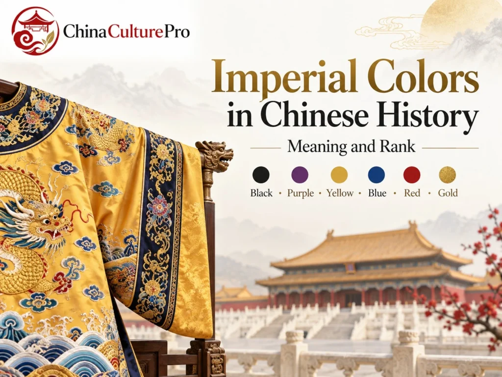 Imperial Colors in Chinese History Meaning and Rank with Qing court robe palace and ritual color system