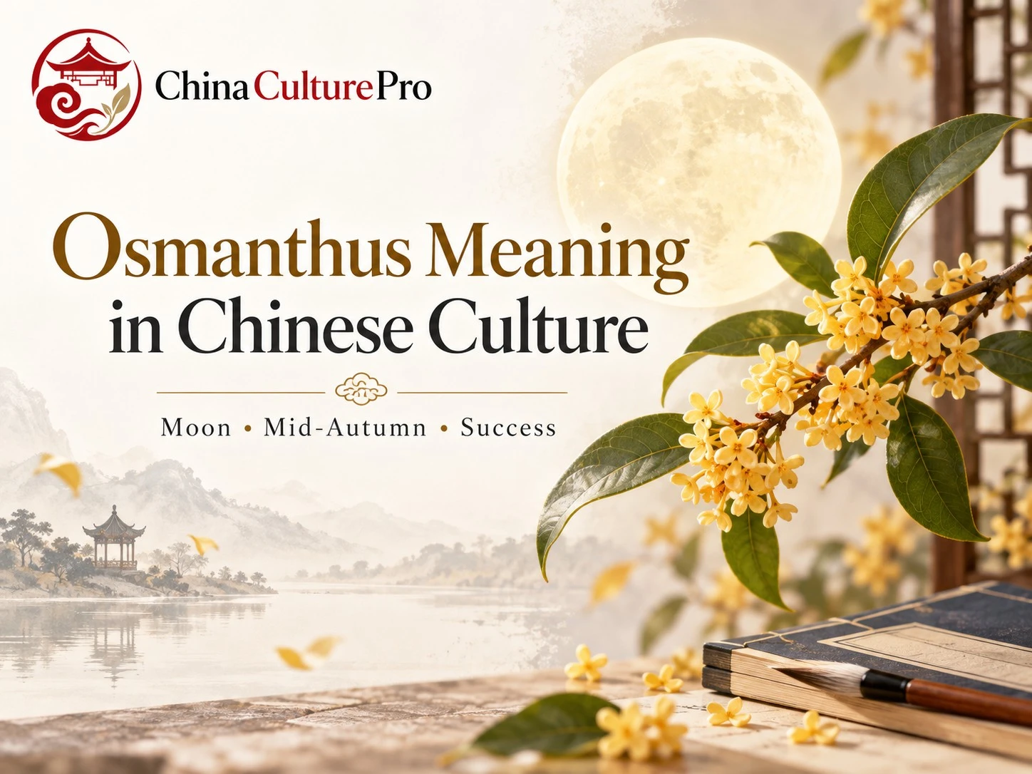 Makna osmanthus dalam budaya Tiongkok—bunga osmanthus, bulan purnama, dan simbolisme musim gugur