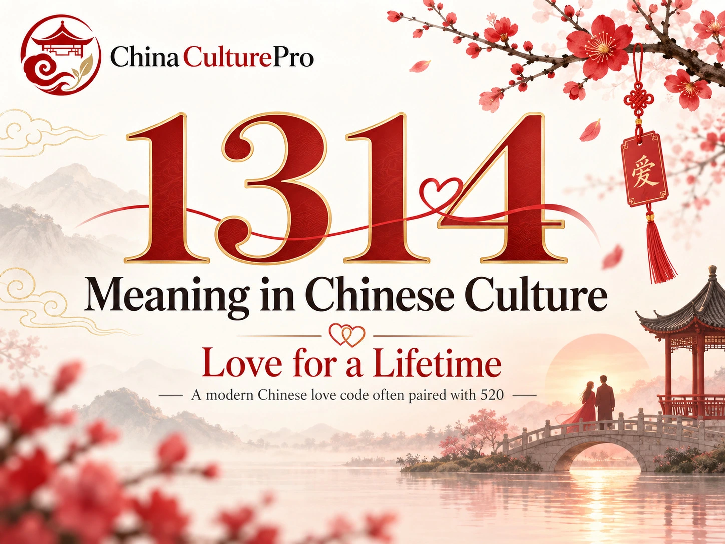 Signification de 1314 dans la culture chinoise amour pour toute la vie