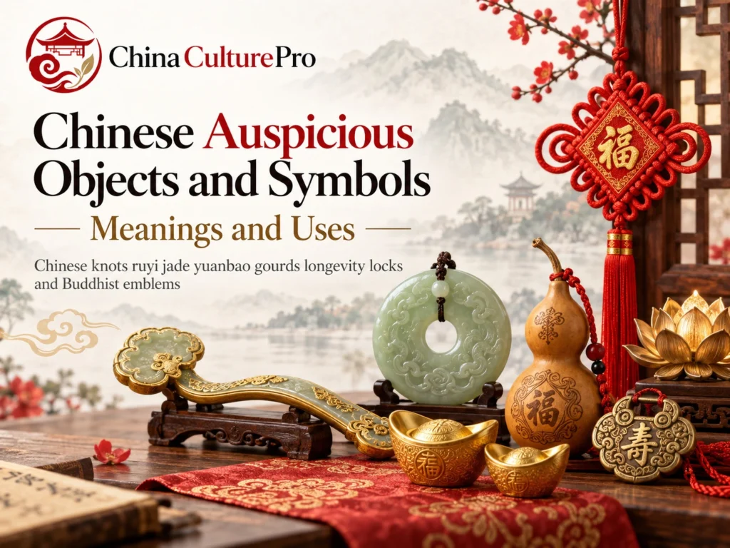 Chinese Auspicious Objects and Symbols Meanings and Uses