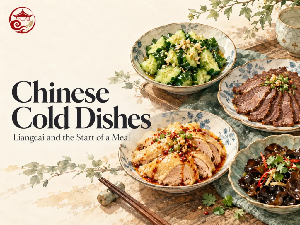 Chinese Cold Dishes with Cucumber Salad Braised Beef and Cold Chicken