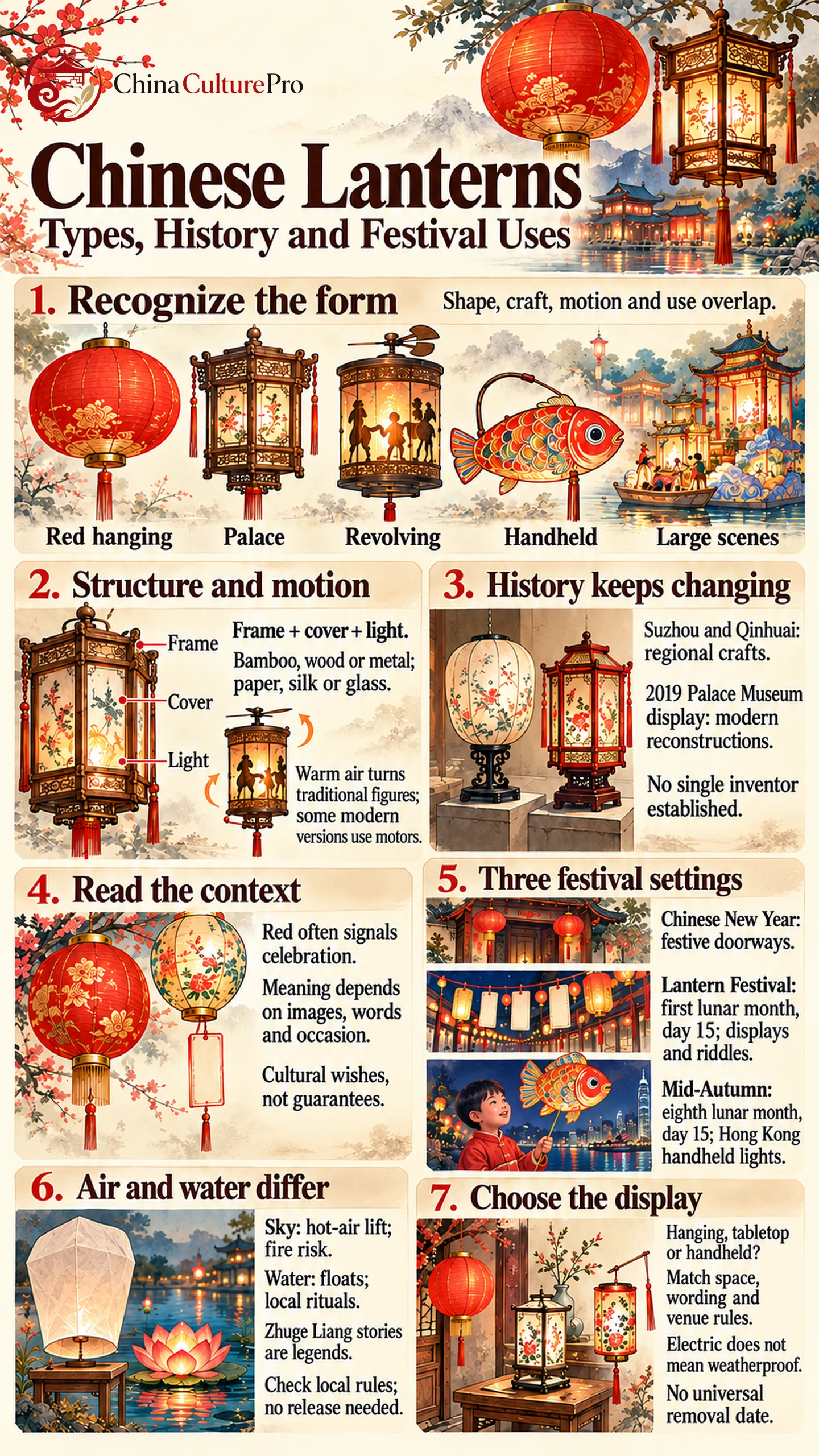 Chinese lantern types history materials and festival uses illustrated guide Chinese lantern types history materials and festival uses illustrated guide