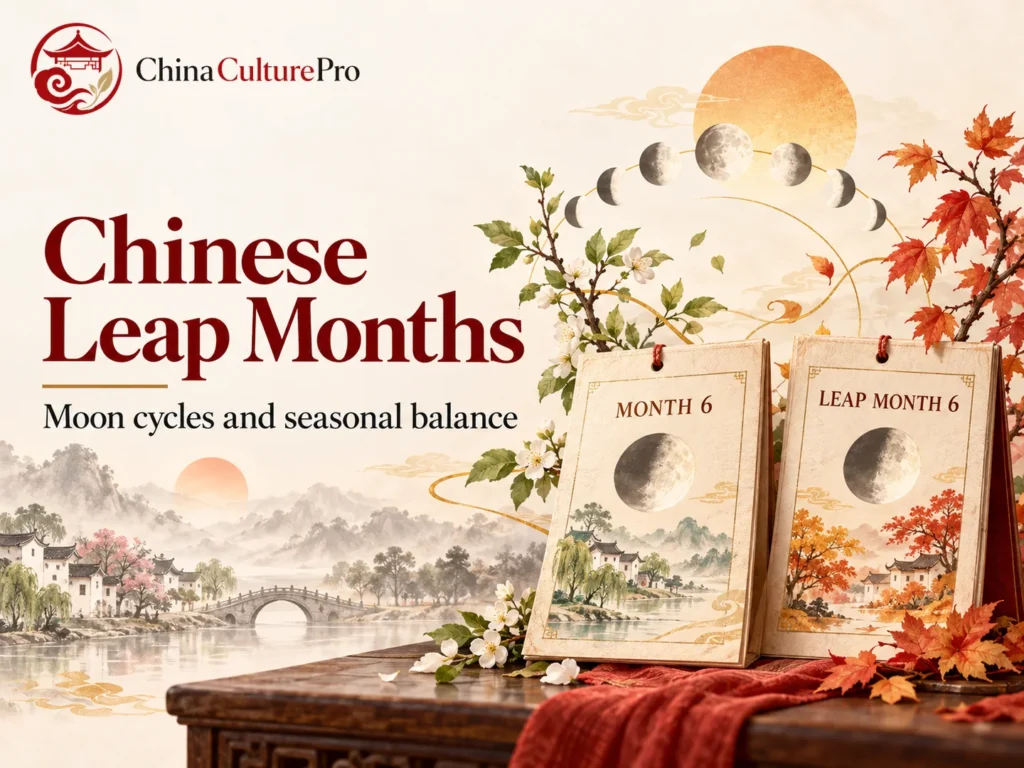Chinese leap months with repeated calendar leaves and seasonal balance
