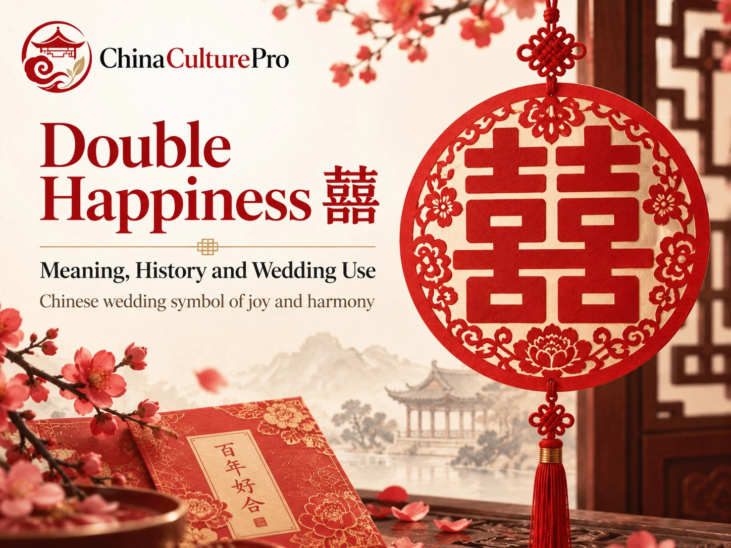 Double Bonheur signification histoire et usage dans les mariages chinois