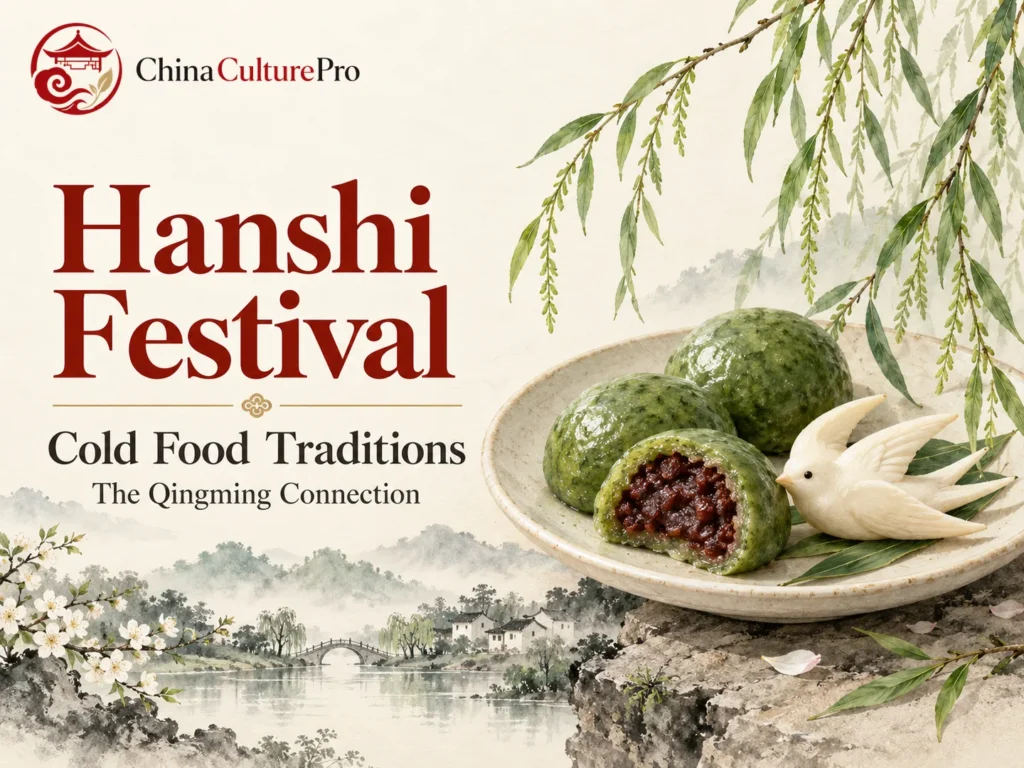 Hanshi Festival cold food traditions with qingtuan and dough swallows