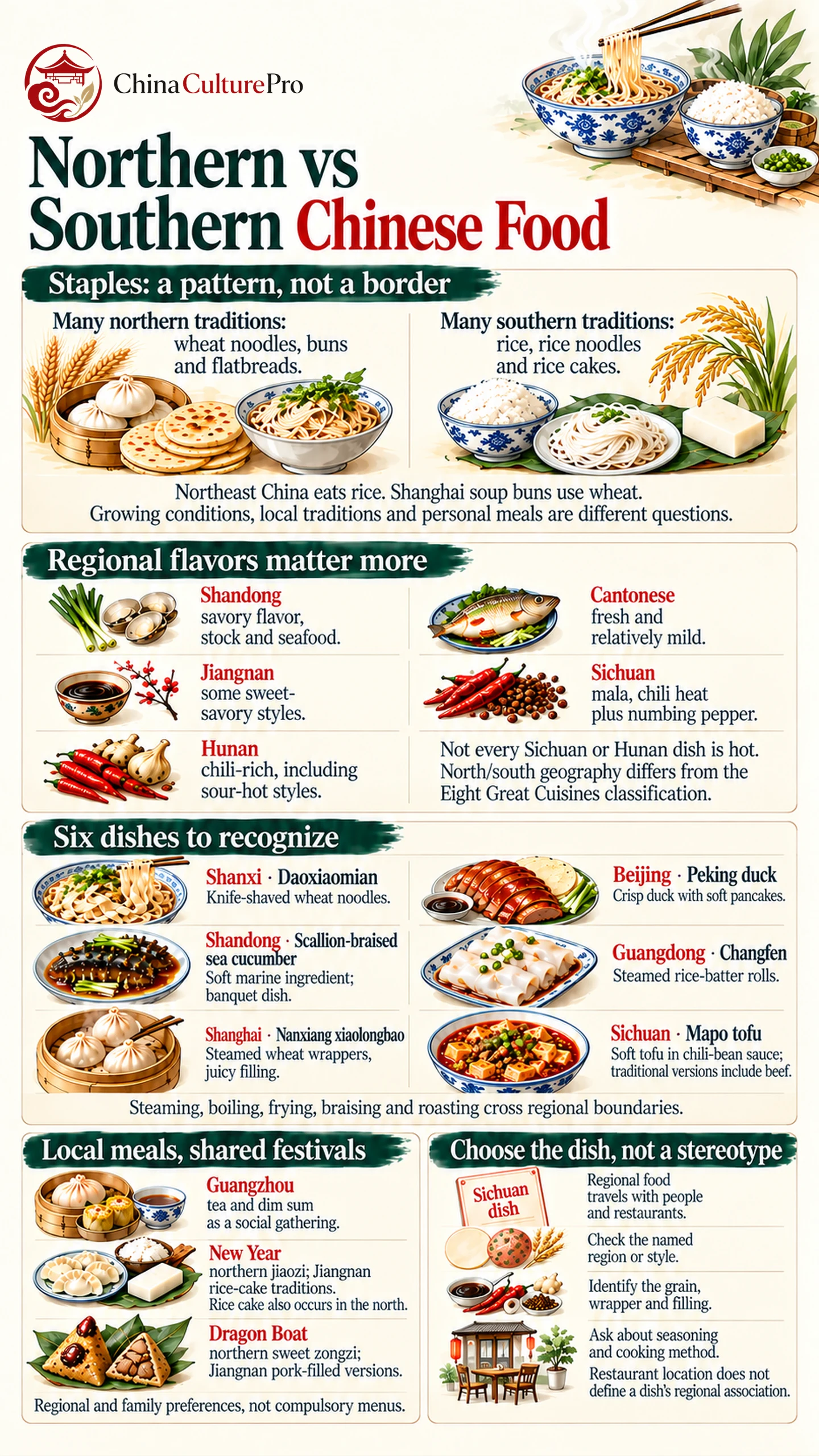 Northern vs southern Chinese food staples regional dishes flavors and traditions Northern vs southern Chinese food staples regional dishes flavors and traditions