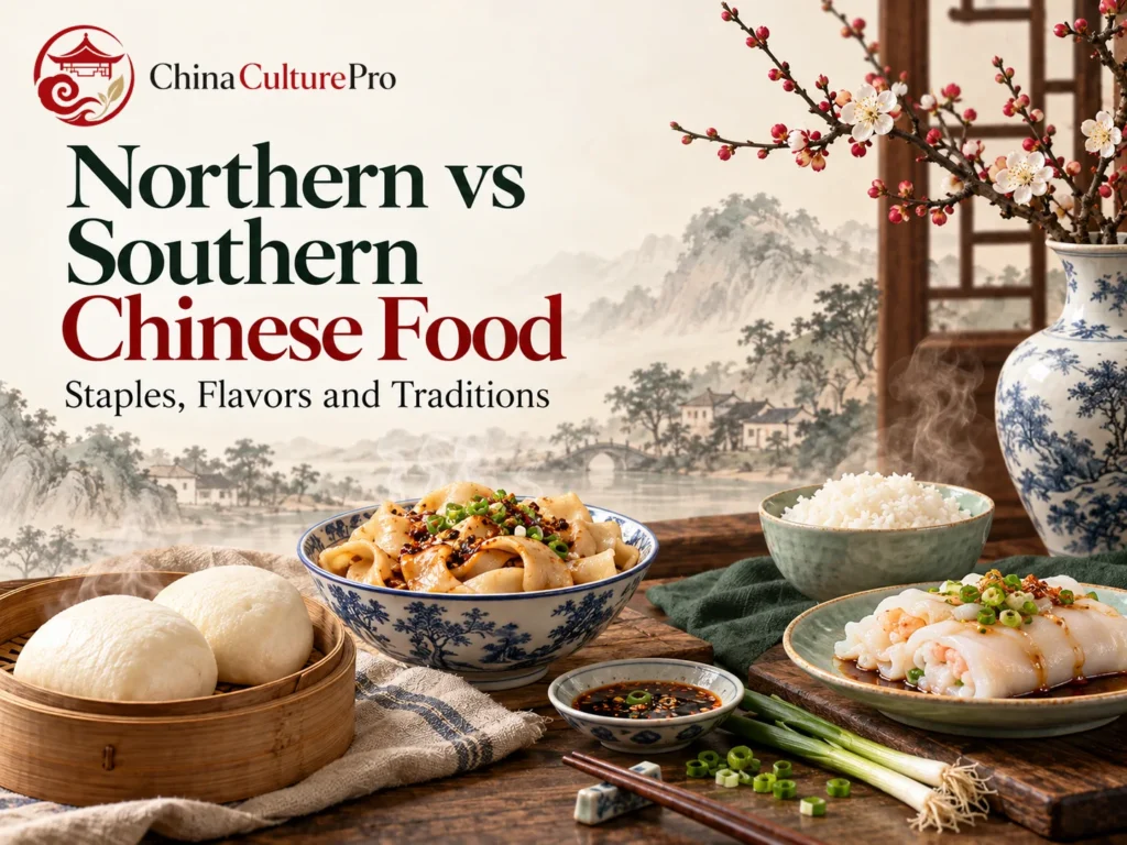 Northern vs southern Chinese food wheat noodles rice and regional traditions